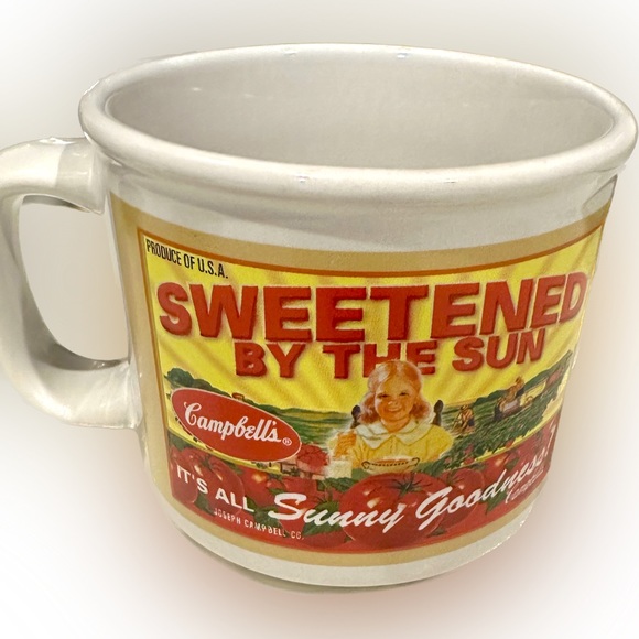 VTG 2005 CAMPBELL’S SOUP MUGS/BOWLS TOMATO VEGETABLE HOUSTON HARVEST 31671 31571 - Picture 5 of 9